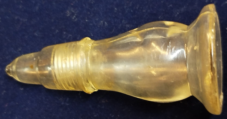 ENFİYE SİSESİ CEPDE TASINAN SEFFAF MİKA VİDA KAPAKLI