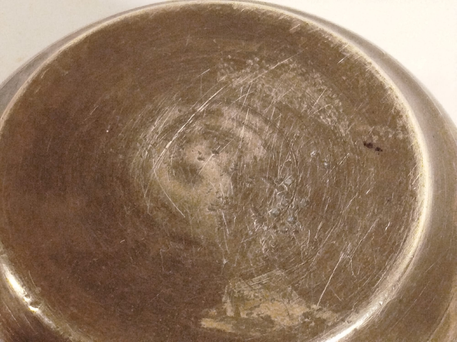 OSMANLI DÖNEMİ NADİR FORMDA SÜLEYMANİYE İŞİ KAPAKLI GELİN KINA TASI 