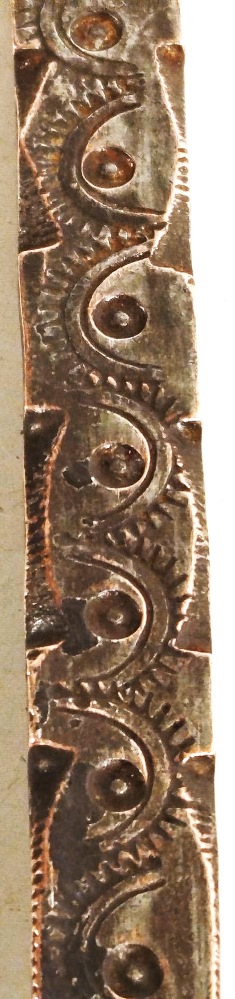 OSMANLI TEKKE İŞİ DÖGME TEK PARCA  BAKIR SAP KISMI SICAK DÖGME EL İŞCİLİKLİ SÜZGEÇLİ DELİKLİ KEPÇE