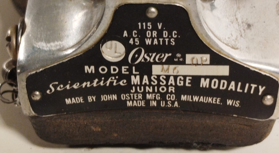 OSTER SCENTİFİC MASSAGE MODALIYT ELEKTİRİKLİ MEKANİK  MASAJ ALETİ