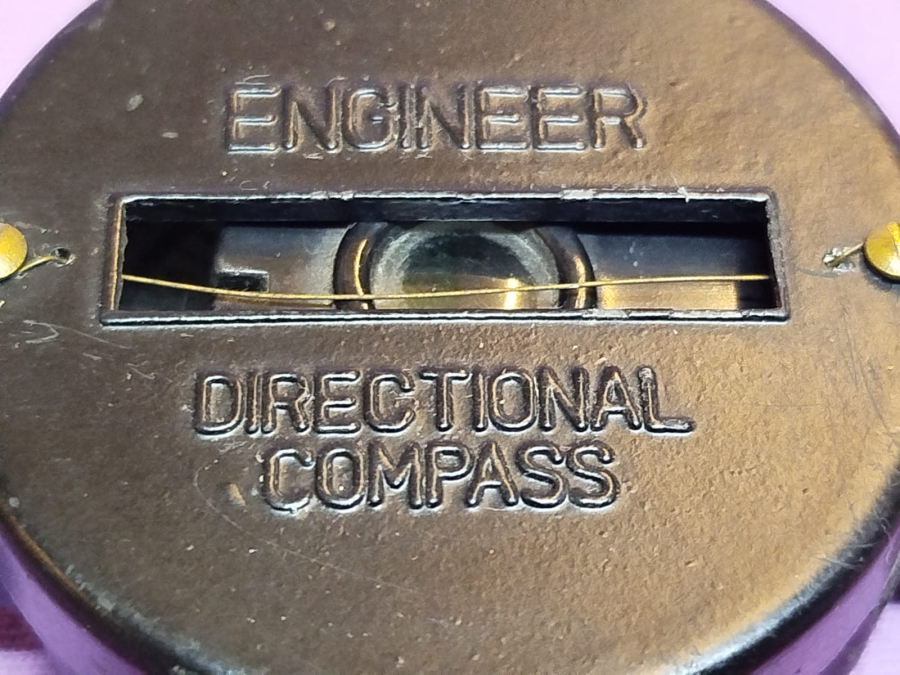 ASKERİ PUSULA ENGINEER DIRECTIONAL COMPASS METAL KASA