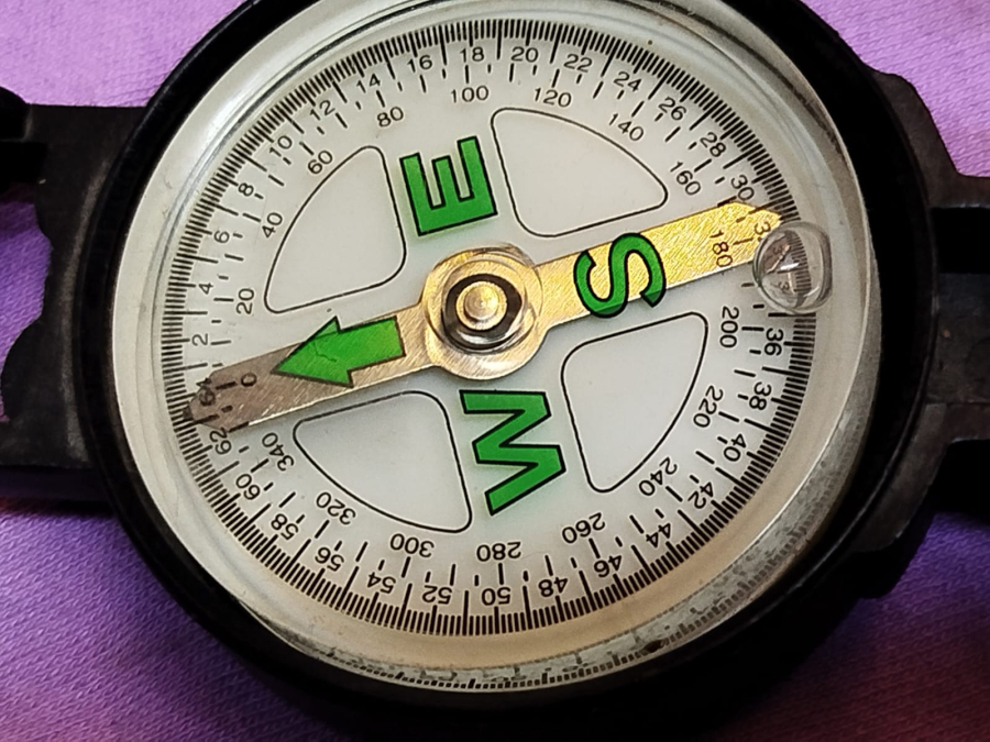 ASKERİ PUSULA ENGINEER DIRECTIONAL COMPASS METAL KASA