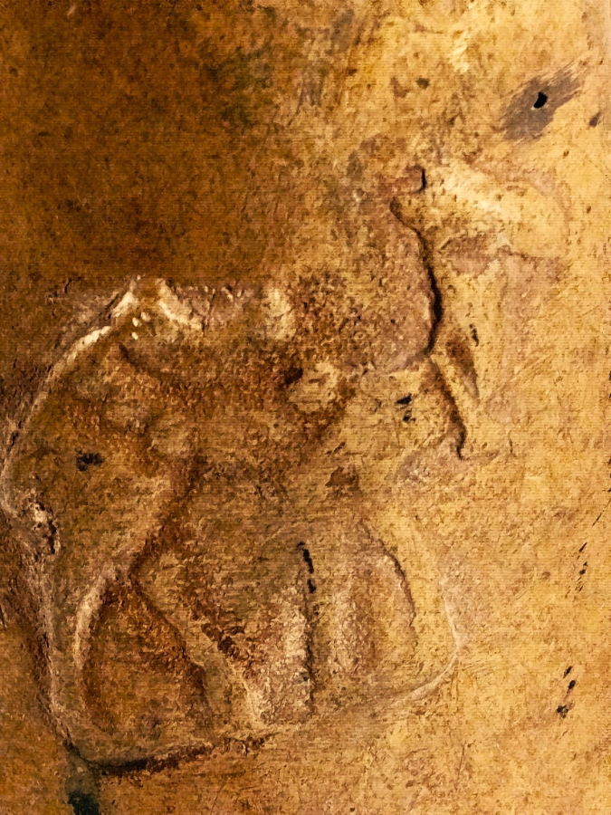 1960 DEVE CANI UZERİNDE KABARTMA 3 ADET DEVE RESMİ BULUNMAKTA  18 CM BOYUNDA 