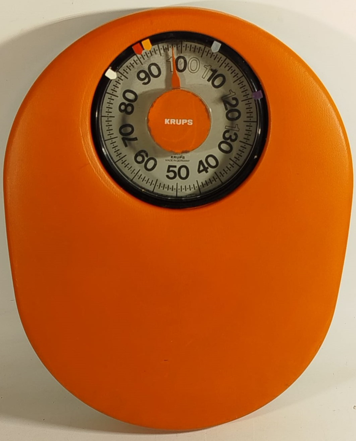 1970 KRUPS BASKUL MEKANIK  PORTAKAL RENK MADE IN GERMANY KALİBRE AYARLI 