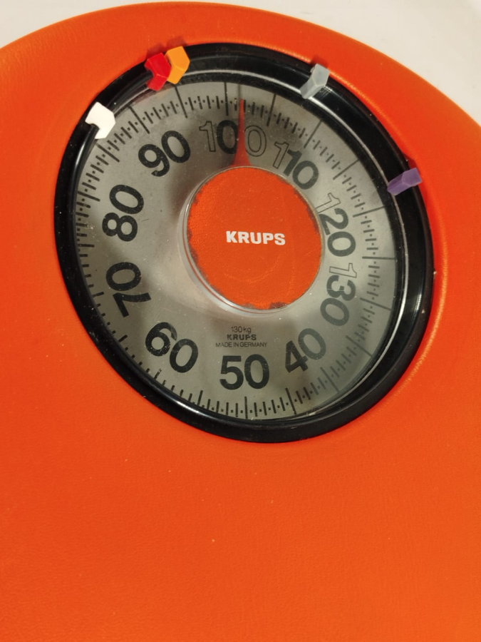 1970 KRUPS BASKUL MEKANIK  PORTAKAL RENK MADE IN GERMANY KALİBRE AYARLI 