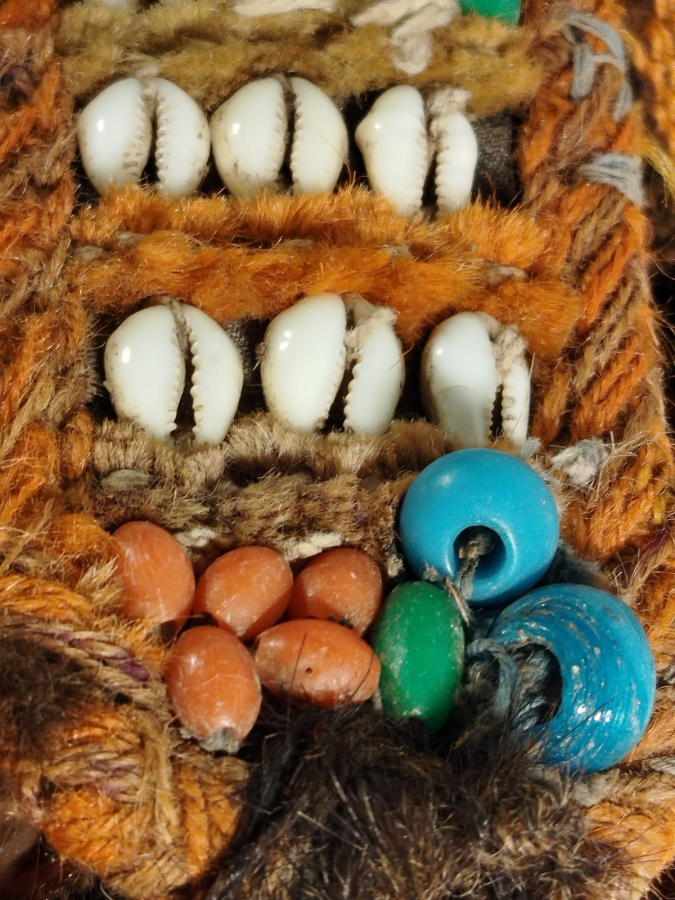 SAMAN YORUK DEVE BOYUNDURUK TAMAMI KOK BOYA YUN KECE EL YAPIM