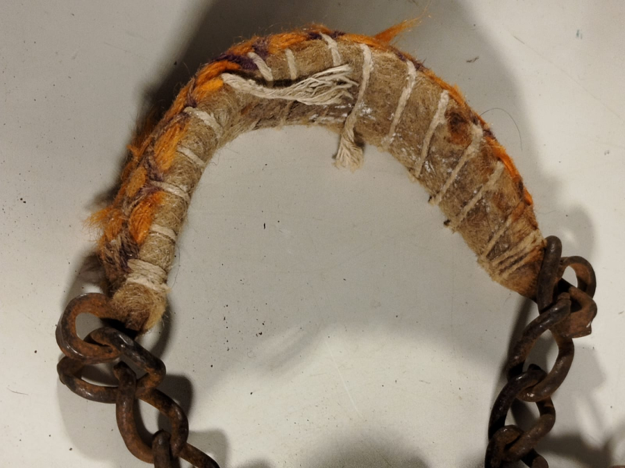 SAMAN YORUK DEVE BOYUNDURUK TAMAMI KOK BOYA YUN KECE EL YAPIM