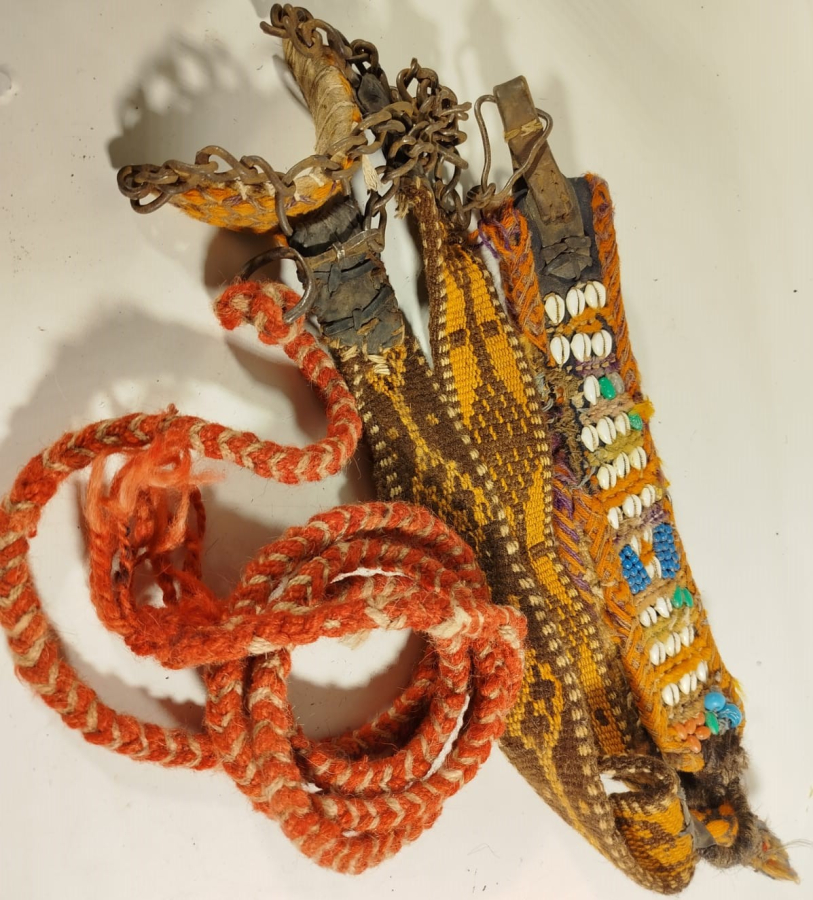 SAMAN YORUK DEVE BOYUNDURUK TAMAMI KOK BOYA YUN KECE EL YAPIM