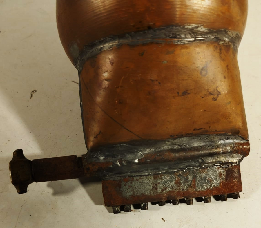 1950 TANDIRDA 9 TEL TELKADAYIFI YAPMA KOVASI BAKIR EL YAPIMI KADAYIF DOKME