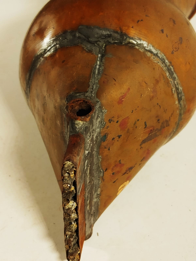 1950 TANDIRDA 9 TEL TELKADAYIFI YAPMA KOVASI BAKIR EL YAPIMI KADAYIF DOKME