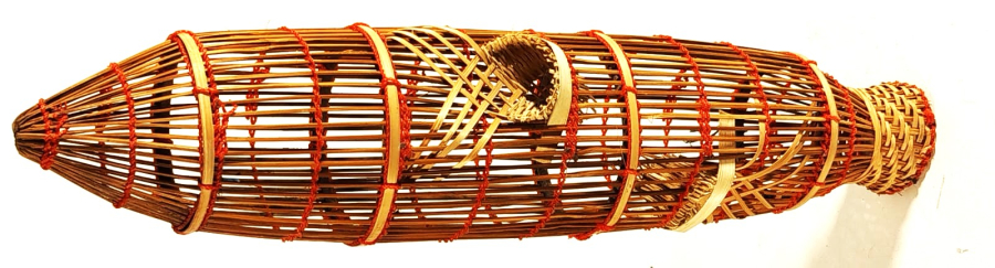 BALIK YAKALAMA DURGUN  SULAR NEHİR DERE GÖL İÇİN BAMBU EL YAPIM BALIK YAKALAMA TUZAK