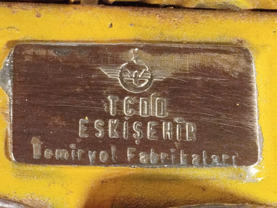 1956 RAYBANK TREN METAL KUMBARA TCDD ESKİSEHİR DEMİR YOL FABRİKALARI İMALATI EKSİKSİZ NADİR