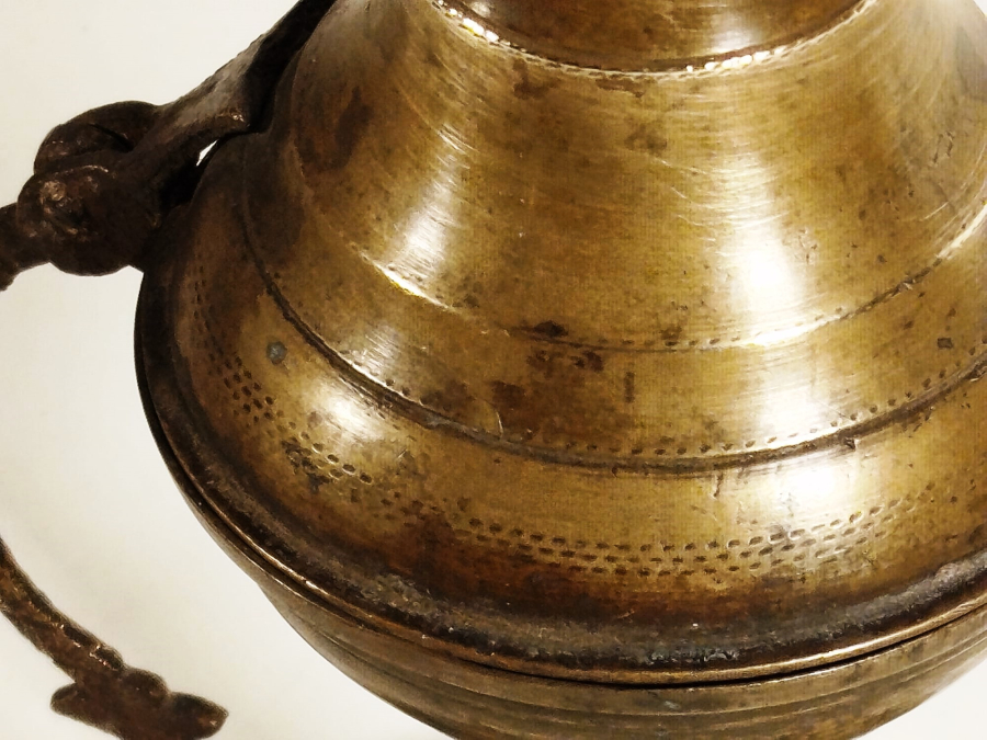 OSMANLI SULEYMANİYE KAPAKLI TASIMA KULPLU BUHURDAN 