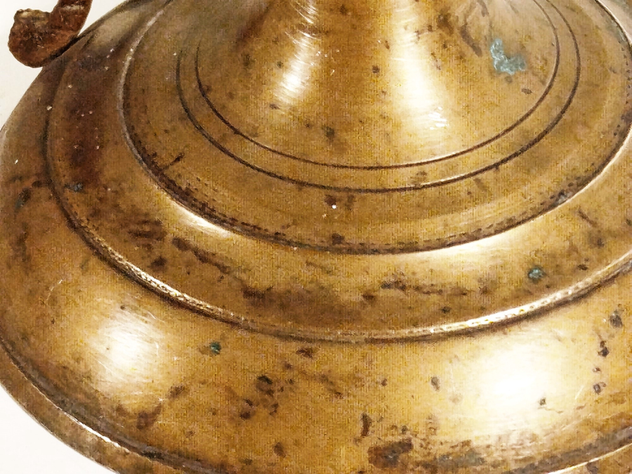 OSMANLI SULEYMANİYE KAPAKLI TASIMA KULPLU BUHURDAN 