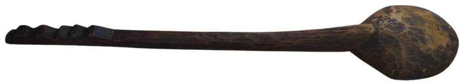 OSMANLI TEK PARCA AHSAPDAN EL YAPIM TEKKE HELVA KASIGI