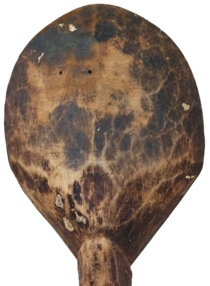 OSMANLI TEK PARCA AHSAPDAN EL YAPIM TEKKE HELVA KASIGI