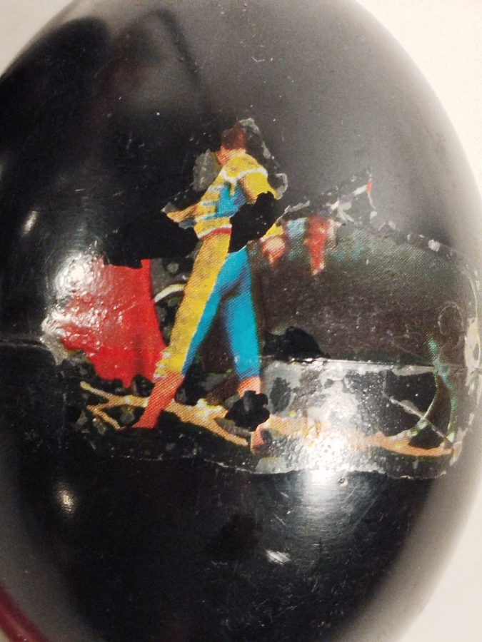 1980 ORJİNAL İSPANYOL FLAMENKO CİFT MARAKAS AHŞAP SALLAMA RİTİM 