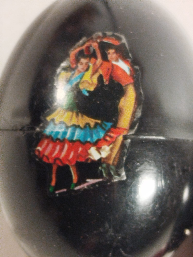 1980 ORJİNAL İSPANYOL FLAMENKO CİFT MARAKAS AHŞAP SALLAMA RİTİM 