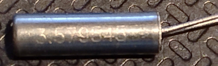 3.579545 MHZ  KRİSTAL OSİLATOR 5 ADET POSETDE ORJINAL