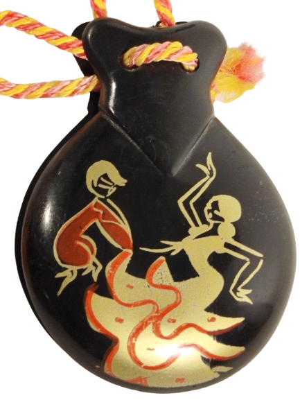 ORJİNAL İSPANYOL FLAMENKO RİTİM ALETİ KASTANYET CİFT TINISI YUKSEK OZEL ALASIM