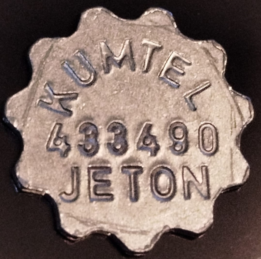 KUMTEL 433490 JETON İSTANBUL KUMBARA JETONU