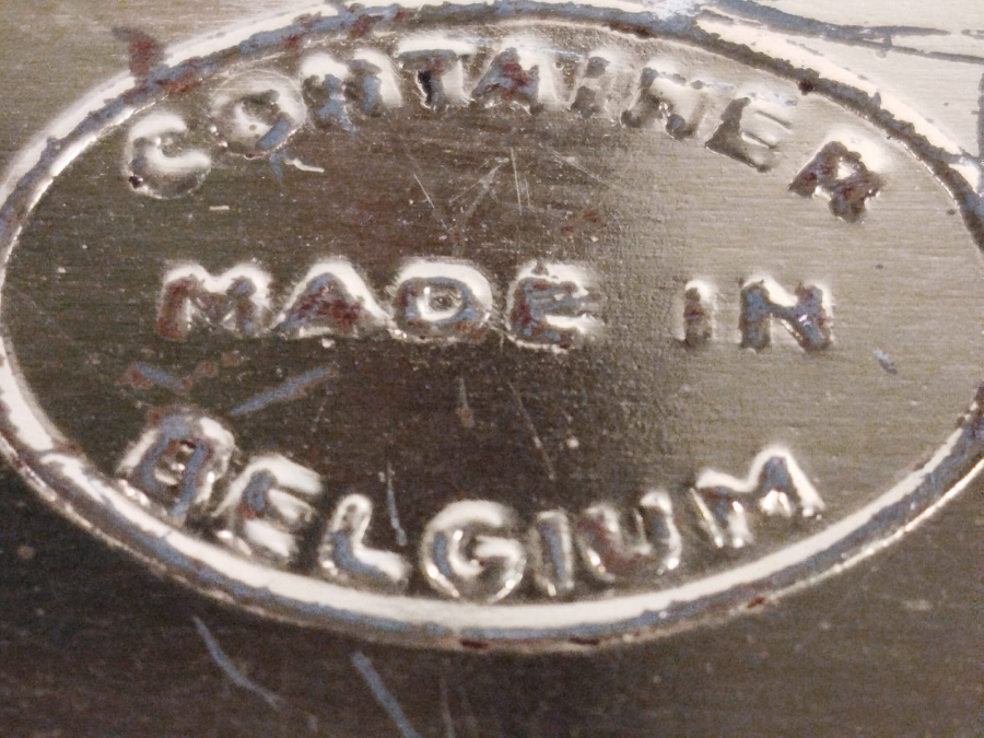 1960 CONTAINER TENEKE KAPAKLI HATIRA DEFTERİ ANI KUTUSU 