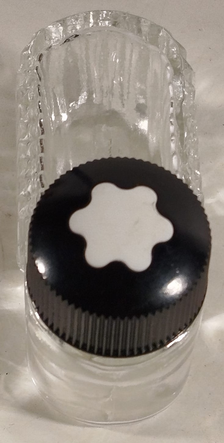 60 ML MONTBLANC MUREKKEP SİSESİ BAKALIT KAPAK MASA UZERİ KAPAKLI HOKKA