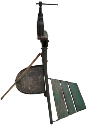 1940 MENGENE TESİSATCI DEMİRCİ SEYYAR ACILIR KAPANIR TASINABİLİR USTA TEZGAHI