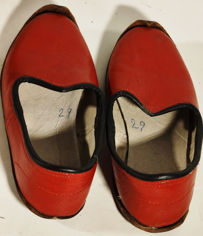 1960 DERİ KIRMIZI 29 NUMARA COCUK CARIK 