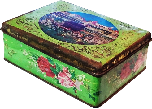 1960 TENEKE KAPAKLI KUTU MEKKE I MUKERREME Yİ TAVAF EDENLER GÖRSELLİ