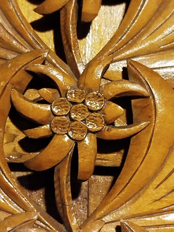 MASİF EL OYMA UC TEREKLİ MEKTUPLUK 