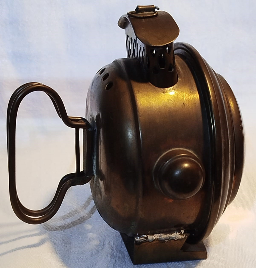 1930 PİRİNC  FAYTON İC KABİN AYDINLATMA FENERİ VE SEYYAR YOLCUYA YOL GÖSTEREREN