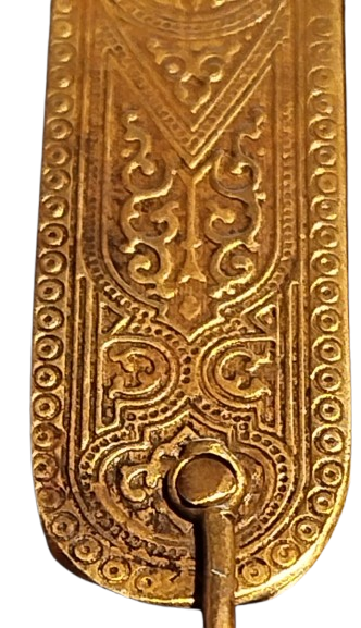 1950 ORJİNAL SÜRMENE EL DÖGME CİFT AGIZLI CELİK CAKI PASLANMAZ VE DIŞ KISMI PİRİNC