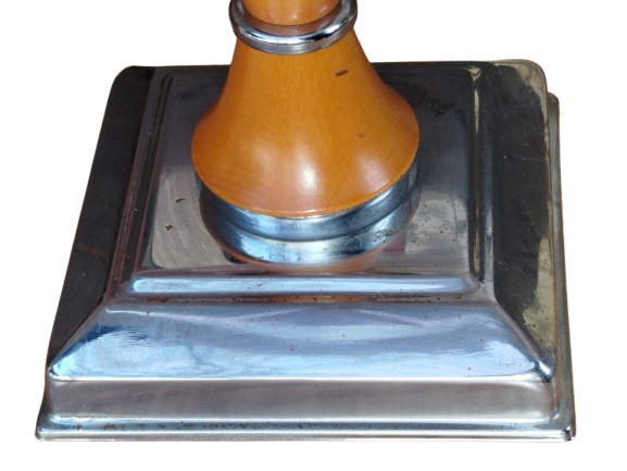 1980 İTALYAN TİFANİ CAM MANTAR FORM LAMBA CALIŞMA MASA LAMBASI 