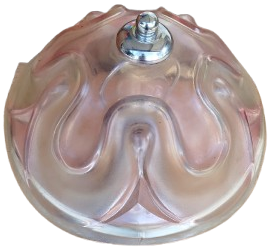 1980 İTALYAN TİFANİ CAM MANTAR FORM LAMBA CALIŞMA MASA LAMBASI 