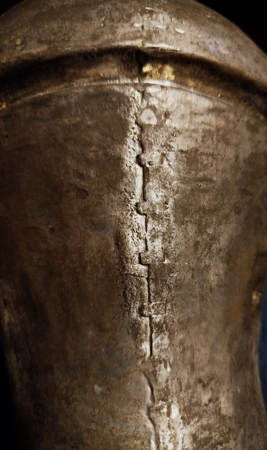 OSMANLI EL DÖGME BAKIR PİRİNC MUSLUKLU SEYYAR GEZİCİ SOKAK BERBERLERİN KULLANDIGI CESME