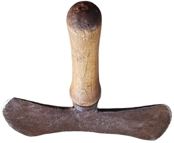 OSMANLI SICAK EL DÖGME CELİK CİFT TARAFLI  MARANGOZ RUTUS  BALTA