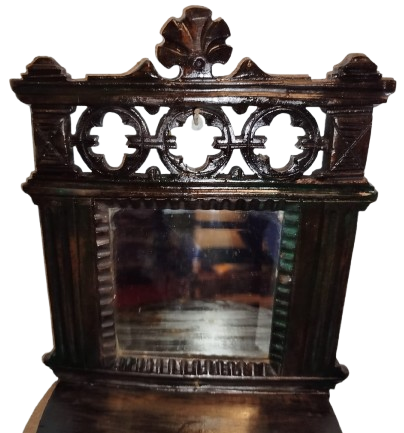 OSMANLI CEVİZ KOMPLE EL OYMA TAS VİZOTELİ AYNALI COK GUZEL TEREKLİ CIRALIK