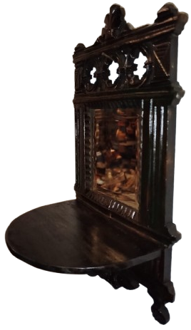 OSMANLI CEVİZ KOMPLE EL OYMA TAS VİZOTELİ AYNALI COK GUZEL TEREKLİ CIRALIK