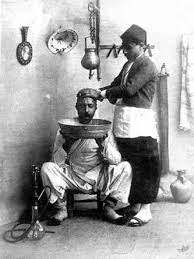 OSMANLI EL DÖGME BAKIR PİRİNC MUSLUKLU SEYYAR GEZİCİ SOKAK BERBERLERİN KULLANDIGI CESME