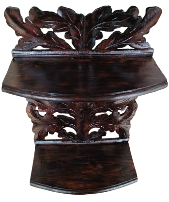 OSMANLI TEK PARCA AGACDAN YAPILMA CEVİZ AGACI CİFT TEREKLİ KAVUK VE CIRALIK 