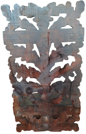 OSMANLI TEK PARCA AGACDAN YAPILMA CEVİZ AGACI CİFT TEREKLİ KAVUK VE CIRALIK 