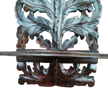 OSMANLI TEK PARCA AGACDAN YAPILMA CEVİZ AGACI CİFT TEREKLİ KAVUK VE CIRALIK 