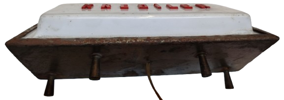 1950 BANKA İŞLEM YAPILAN KREDİLER BOLUMUNU GOSTEREN ISIKLI TABELA