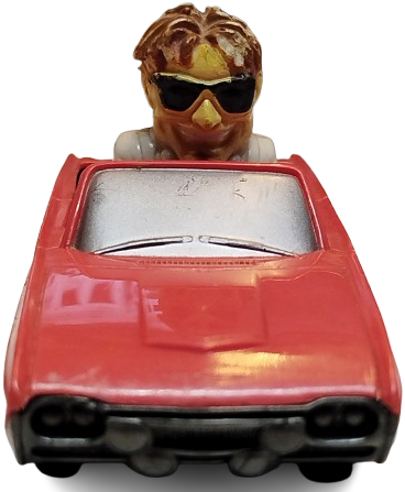 1998 DISNEY MCDONALDS VTG FLUBBER MOVIE PROFESSOR PHILIP BRAINARD & FORD THUNDERBIRD