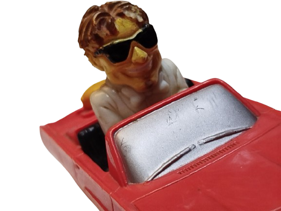 1998 DISNEY MCDONALDS VTG FLUBBER MOVIE PROFESSOR PHILIP BRAINARD & FORD THUNDERBIRD