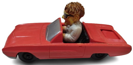 1998 DISNEY MCDONALDS VTG FLUBBER MOVIE PROFESSOR PHILIP BRAINARD & FORD THUNDERBIRD