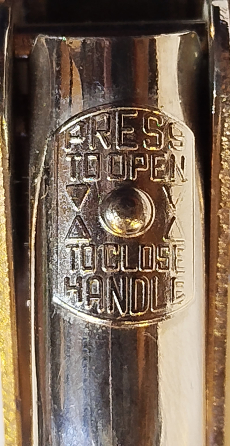 1970 OFFICIAL CHAMP ATTORNEYS CORP SERVICE EL TİPİ MEKANİK SOGUK DAMGA MAKİNESİ