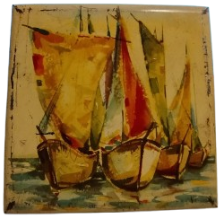 1960 TENEKE KAPAKLI BİSKUİT KUTUSU CONTAINER MADE IN WESTERN GERMANY