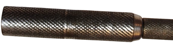 1920 İNGİLİZ SEYEHAT TRAŞ MAKİNE SI METAL KAPAKLI KUTUSUNDA SÖKÜLÜK TAKILABİLEN 5 PARCALIK TAKIM